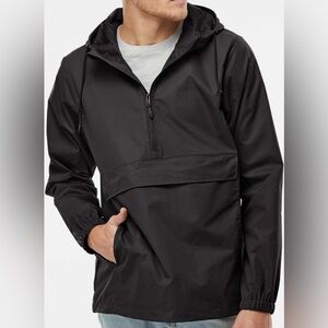 Men’s Small Black Rain Coats/Wind Breakers
